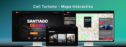 Cali Turismo — App de Turismo — Screenshot del proyecto